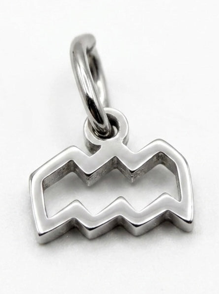 CHARM STERNZEICHEN EDELSTAHL
