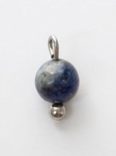 LAPISLAZULI PERLENANHÄNGER EDELSTAHL