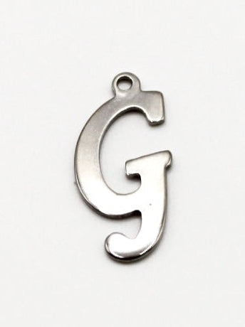 CHARM BUCHSTABE EDELSTAHL