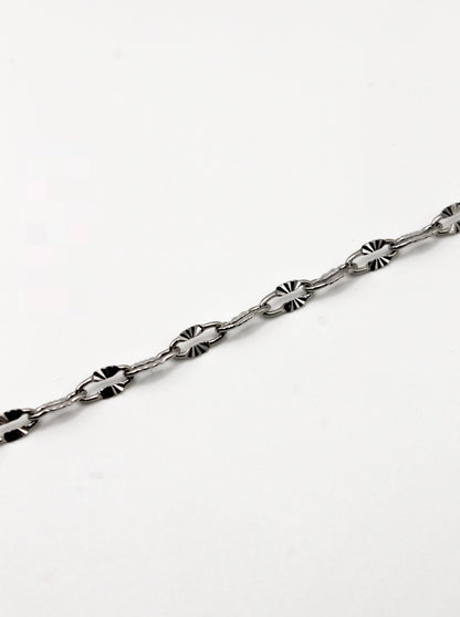 PAPERCLIP KETTE SHINY 4MM EDELSTAHL