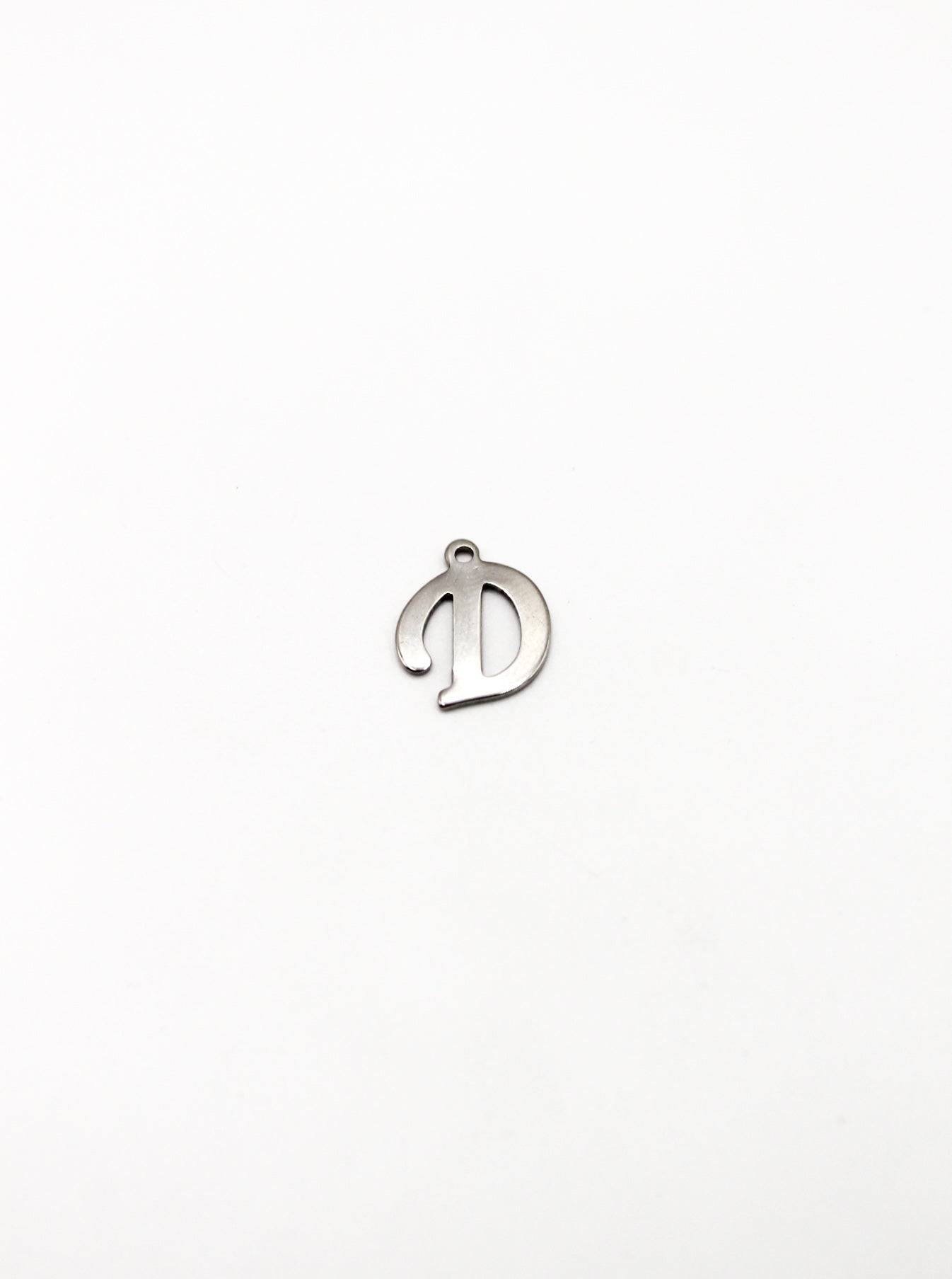 CHARM BUCHSTABE EDELSTAHL
