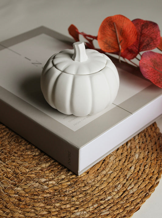 Kürbis Schale mit Deckel