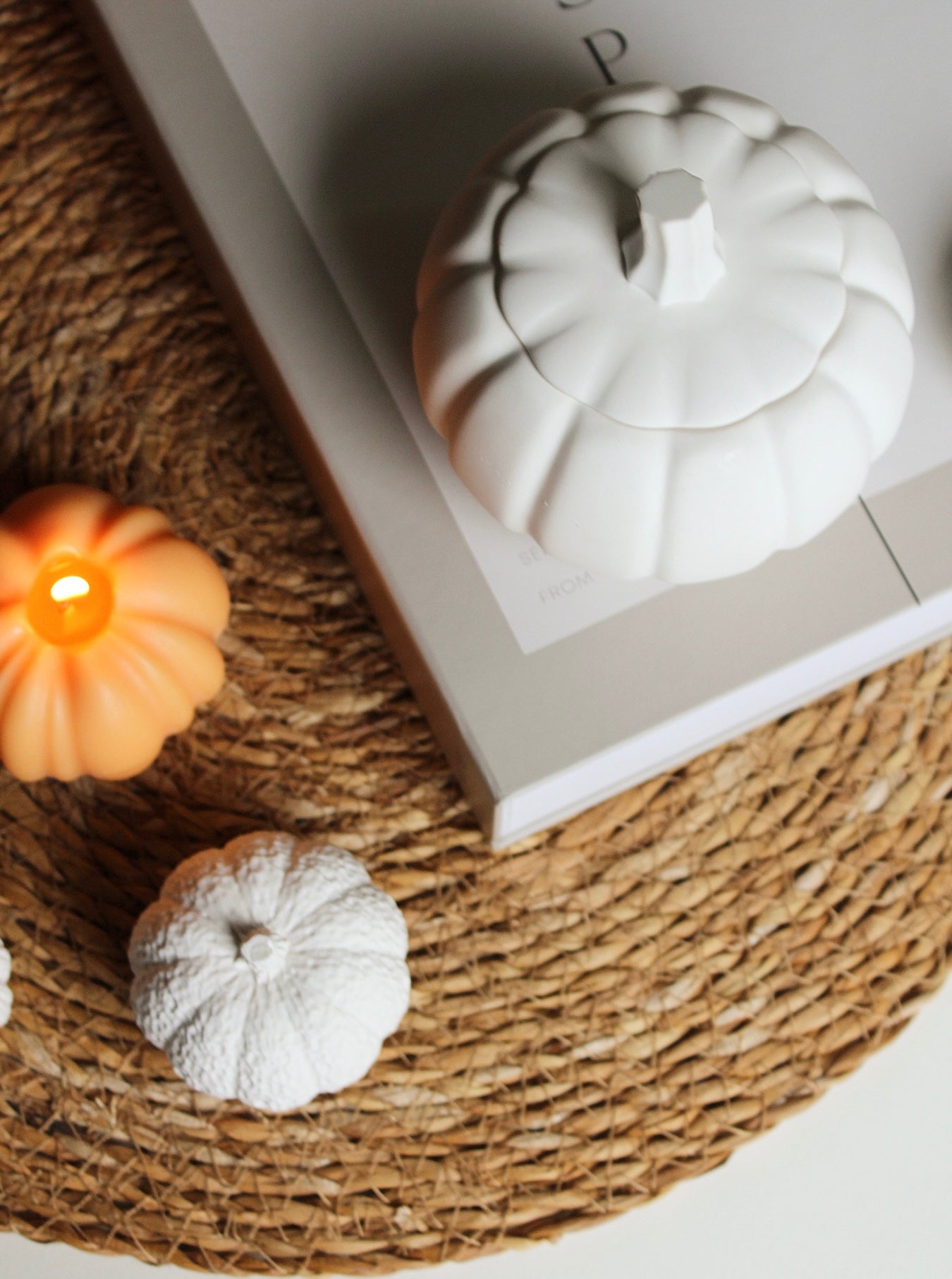 Kürbis Schale mit Deckel